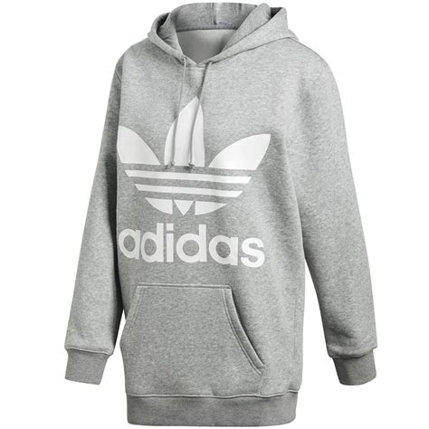 adidas pulli grau damen lang günstig|Graue adidas Pullover online kaufen .